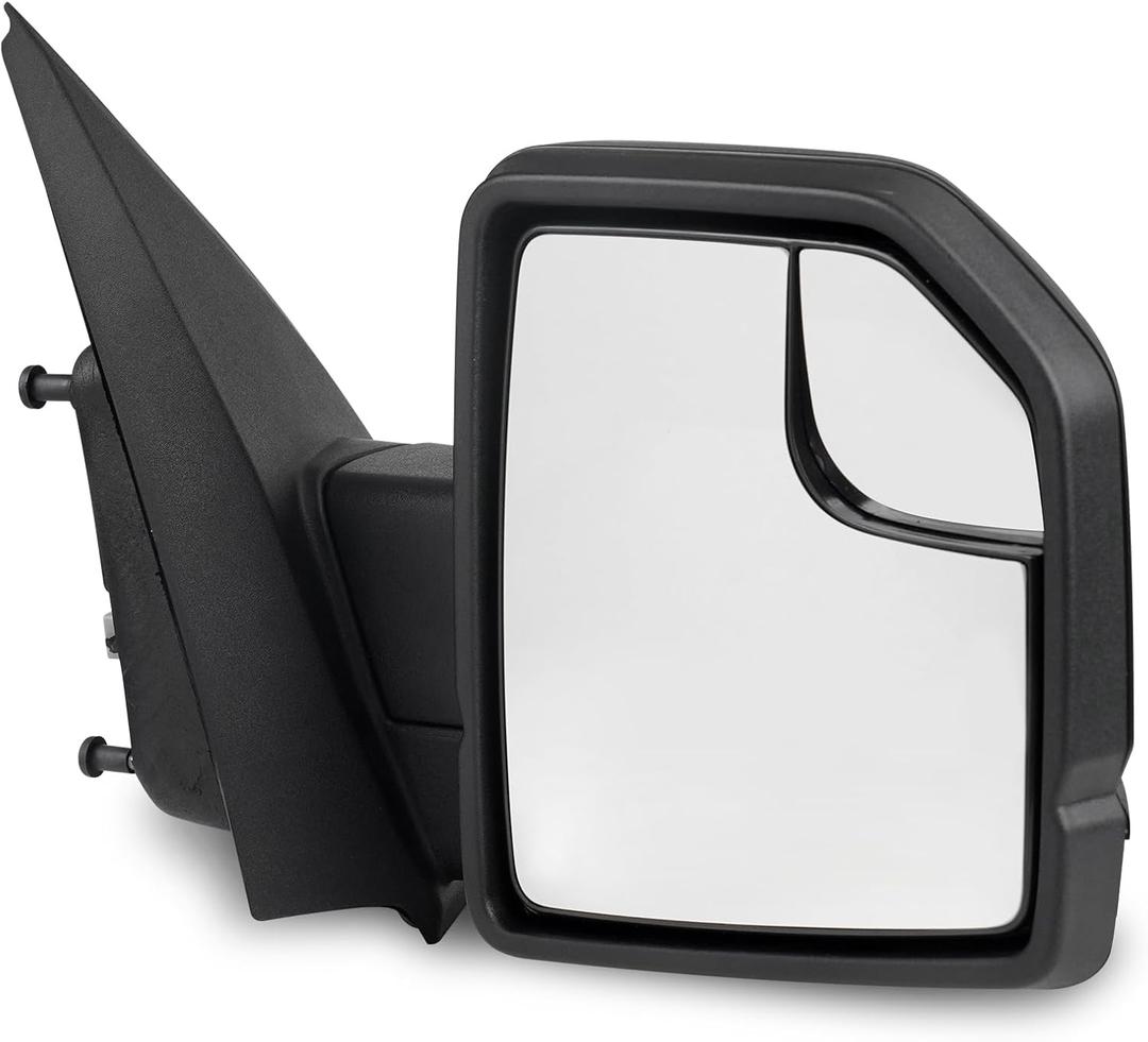 Right Passenger Side Door Mirror Assembly Compatible with Ford F150 2015-2020 Power Adjustable with Blind Spot Glass Replaces FL3Z17682AK (3 Pins)