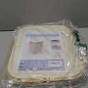 LONBET Laundry Basket with Lid, Made from Breathable Fabric | Aesthetic Clothes Hampers for Laundry with Side Handles & Sturdy Bamboo Frame (26 Gallons - Single, Beige)