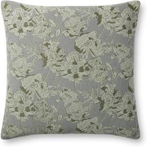 Loloi Chris Loves Julia x Matilda Silver Sage 18'' x 18'' Pillow