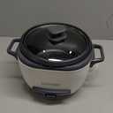 BLACK+DECKER 6-Cup Rice Cooker, RC506, 3-cup Uncooked Rice, Steaming Basket, Removable Non-Stick Bowl, One Touch