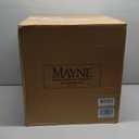 Mayne Fairfield Garden Hose Bin - Black - 17in L x 17in W x 18in H - Holds up to 100 ft. of standard garden hose (5858-B)
