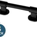 Franklin Brass 5 Pack Matte Black Cabinet Handles Adjustable Drawer Pulls for Kitchen Cabinet Knobs Dressers and Cupboards Fits 1-3/8 to 4 Inch (35102mm) Hole Center | Adjusta-Pull