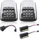 Front Wing Led Dynamic Turn Signal Lamps Light Corner Light Compatible with Benz W463 G-Class G500 G55 AMG G550 Clear Smoke (Clear Lens)