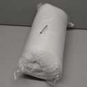 Leg Pillow for Side Sleepers, Memory Foam Knee Pillow for Side Sleeping, Leg Elevation Pillow for Hip/Back/Sciatica Pain Relief Helps Spine Alignment -15"x25" (4 INCHES) (White, M)