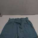 IWOLLENCE Womens Shorts with Pockets Summer Casual Shorts for Women Waist Casual Lightweight Adjustable Tie Knot Loose Size S