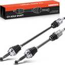 A-Premium Pair (2) Front CV Axle Shaft Assembly Compatible with Toyota Corolla 2009-2018, Matrix 2003-2013 & Pontiac Vibe 2003-2010, L4 1.8L, Driver and Passenger Side