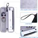 XANAD Hard Case for Brother DS-640 / DS-940DW/DS-740D / DS-720D/Doxie Go SE Duplex Compact Mobile Document Scanner(Light Gray)