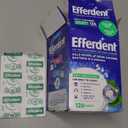 Efferdent Denture Cleaner Tablets  Dental Appliances, Aligners, Mouth Guard, and Retainer Cleaner Tablets, Minty Fresh & Clean, 126 Count