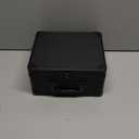 Qislee Makeup Box with A Detachable Lighted Mirror, Waterproof Travel Train Case, Cosmetic Organizer and Makeup Suitcase with Adjustable Dividers, Magnetic LED Mirror (Black)