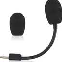 Mic Replacement Fits for Razer BlackShark V2 Pro 2023 Wireless Gaming Headsets, Noise Cancelling 3.5mm Jack Boom Black Shark PC Game Sound Microphone