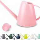 Watering Can for Indoor Plants, Small Watering Cans for House Plant Garden Flower, Long Spout Water Can for Outdoor Watering Plants 1. 8L 1/2 Gallon (Pink)