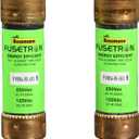 Bussmann BP/FRN-R-60 60 Amp Fusetron Dual Element Time-Delay Current Limiting Class RK5 Fuse, 250V Carded UL Listed, 2-Pack