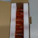 SUNSGNE Halloween Orange Flame Light Bulbs, 10-Pack E17 Flickering Flame Bulb ST40 Edison Replacement Bulbs for ST40 String Lights, 1 Watt- E17 Intermediate Screw Base