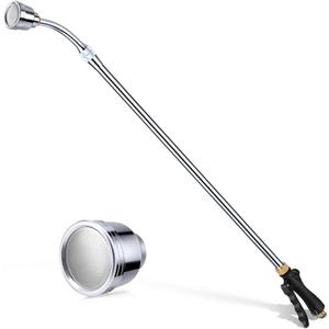 Saillong 39-63 inch 2000 Holes Long Watering Wand, Soft Rain Garden Hose Wand Sprayer Heavy Duty Hose Nozzle Wand with Thumb Flow Control for Hanging Baskets, Shrubs, Greenhouses, Lawn and Seedbed