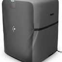 LIBZAKI Air Conditioner Cover Waterproof 600D Heavy Duty for Outside Units-Durable AC Cover Universal Sizes Square Fits up to 24 x 24 x 30inches-Gray/Black