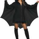 Spooktacular Creations Black Bat Costume Women, Halloween Costumes for Adults (X-Large)