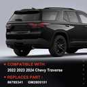 LED Tail Light Assembly Compatible with 2022 2023 2024 Chevy Traverse Right Passenger Side Outer Taillight Replace 86785341