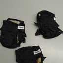 Pet Parents Washable Dog Diapers (3pack) + Extendrs of Durable Doggie Diapers, Premium Dog Diapers Female & Male (Large, Black) (Large (19-27"))