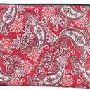 Empty Mahjong Bag,Thickened Red Printed American Mahjong Tiles Bag (Case Only)