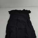 Amazon Essentials Women's Short Sleeve Belted Midi T-Shirt Dress (Large, Black)