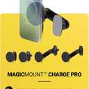 Scosche Qi2 MagSafe Car Mount Charger 25W Fast Wireless Phone Holder with 5-in-1 Mounting Options for Vent, Dashboard, Swing Arm, Back-of-Display, Compatible with iPhone 17/16/15/14/13 & Samsung S25