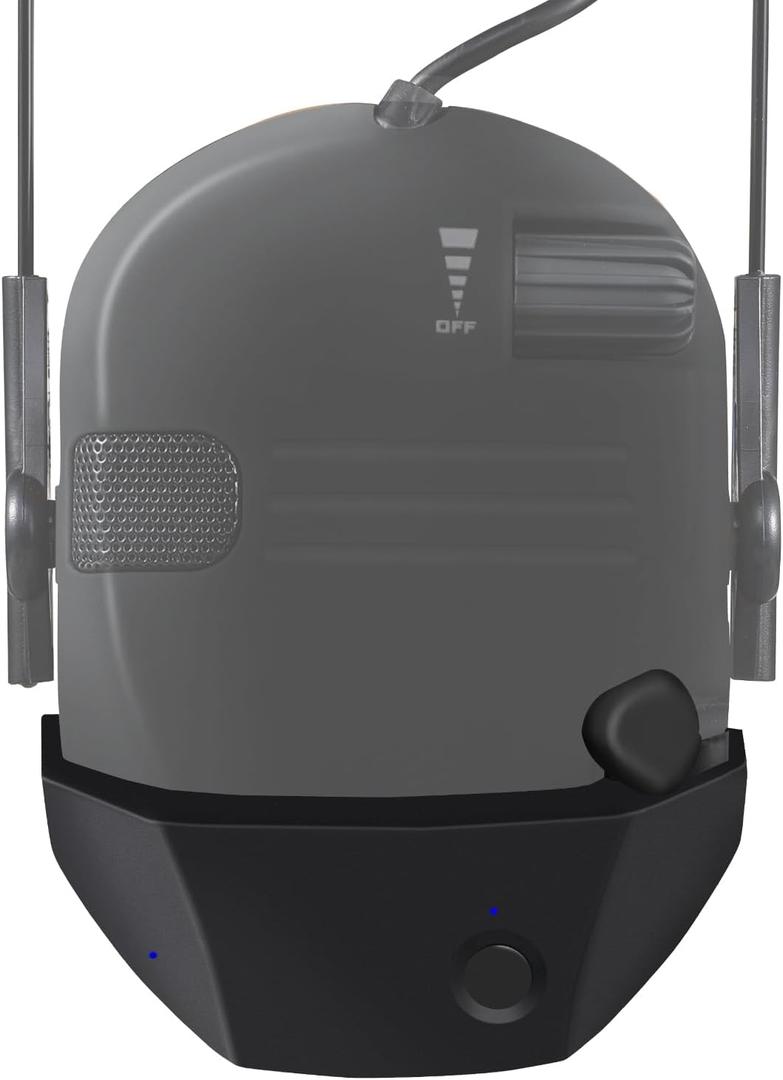 Wireless Bluetooth Adapter for Walker's Razor Earmuffs, 5.1 Bluetooth Receiver with Type-C Port, Rechargeable Bluetooth Accessories Compatible with Walker's Shooting Headphones