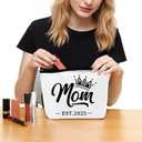 Mom Makeup Bag,New Mom Gifts for Travel Makeup Bag, Shopping, Beach, Travel (One Size)