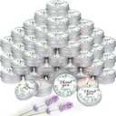 MTLEE 50 Pcs Eucalyptus Baby Shower Scented Candles Gift Travel Tin Aromatherapy Candles Favors for Baby Shower Favors Wedding Gifts Compound Scent Essential Oil