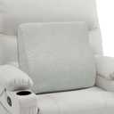 TANYOO Back Support Pillow for Recliner Dual Layer Lumbar Support Pillow with Gel Memory Foam Ergonomic Orthopedic Lumbar Cushions for Elderly Lower Back Pain Relief Washable Cover Light Grey