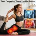 Massage Red Light Hip Therapy Device, 105 Lamp USB Powered, 3 Heating Levels, Therapeutic Device Hip for Legs, Thighs and Buttocks Unisex Wearable Red Light Hip Therapy Device
