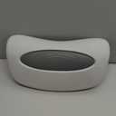 Camoo 6472-960 Cover Valet Chevron Spa Pillow Replacement for Sundance 850/880 Series Hot Tubs & Swim Spas Pillow, with a Light Grey Outer Pillow(6455-467) and a Dark Grey Insert(6455-482)