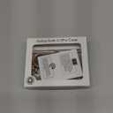 Inesore with Safety Lock for Samsung Galaxy Bud Pro 3 Case/Galaxy Buds 3 Cases with Cleaner Kit and Keychain, Cute Floral Buds Pro 3 Case Cover for Women Girly - Black Gold Flower