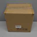 100 PCS White and Pink Disposable Plates for 50 Guests, Scalloped Plastic Plates Include 50 Dinner Plates and 50 Dessert Plates for Party, Wedding and Graduation