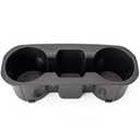 Front Floor Center Console Seat Armrest Cup Holder Insert Liner Fit for Chevy Silverado 1500&2500/3500 HD for GMC Sierra 1500&2500/3500 HD 2019-2023, Console Mat Replace# 84505584