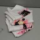 kunlisa Pink and Black Towels Bxathroom Sets Decor, Modern Makeup Brush Perfume Black and Pink Kitchen Dish Towels, Bathroom Hand Towels Set of 4 (Woman2)