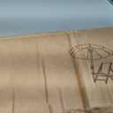 HOMEDEMO 8FT Large Beach Umbrella with Weight Bag & Sand Anchor, Outdoor Umbrellas with Adjustable Aluminum Pole and Table, Heavy Duty Windproof & UPF 50+