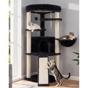 Gitelsnour Corner Cat Tree Tower with All Sisal Scratching Posts GCT025G