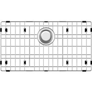 Sink Protectors for Kitchen Sink, Sink Grate Grid for Bottom of Sink, Metal Sink Rack, Bottom Basin Rack, Stainless Steel, 26-1/8" x 14-1/8"