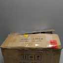 Furnulem 5 Drawer White Dressers for Bedroom 2 Tier Shelf Storage Small Fabric Dresser for Closet Sturdy Metal Frame Modern Style Storage Cabinets Organization Units for Hallway Rooms