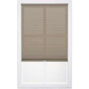 DEZ FURNISHINGS Cordless 1" Light Filtering Cellular Shade, 35"W x 72"H, Linen