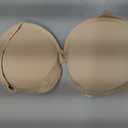 Push Up Thick Padded Plunge Underwire T Shirt Lace Bra Lift Support for Women Add One Cup Size 40A (Beige)