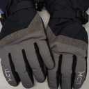 MCTi Ski Gloves,Winter Waterproof Snowboard Snow 3M Thinsulate Warm Touchscreen Cold Weather Women Gloves Wrist Leashes (Medium, Grey)