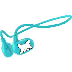 Kids Headphones, LK15 Open Ear Bluetooth Headphones with Air Conduction, Ultra-Light, 85dB Volume Limiting Wireless Headphone for Children Teens Boys Girls (Blue)