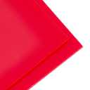 CRASPIRE 2Pcs Red Acrylic Sheets 20 x 20cm Opaque Glossy Plexiglass Plastic Sheet 0.1 Inch Thickness Square Laser Cutting Panel for DIY Projects Crafts Art Display Name Cards