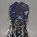 Greatever Snorkel Fins Adjustable Buckles Open Heel Swim Flippers Travel Size Short Swim Fins for Snorkeling Diving Swimming Adult Men Womens (Blue). S/M