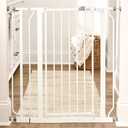 Regalo Safety 36" Extra Tall Baby Gate, Bottom of Stairs & Doorways
Fits Openings 29"-36.5" Wide, Pressure Mounted with Door, For Babies, Toddlers & Pets, White