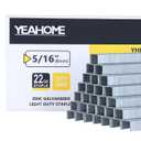 YEAHOME Light Duty Staples for Staple Gun, 3000 Counts 5/16-Inch JT21 Staples Standard Refill for Stapler, Suit for Upholstery, Crafts, General Repairs