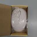 seenda Wireless Mouse for Laptop, 2.4G Noiseless Mouse with USB Receiver - Optical Tracking Portable Computer Mice for Chromebook, PC, Tablet, Windows System, 24 Months Battery Life - Pure White