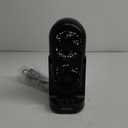 HOLMES DuoBreeze Dual Blade 13 Desk Fan  Clean Breeze Technology, Adjustable Tilt Head, 3 Speeds, Space-Saving Design, Easy to Clean, 8-Hour Timer  Ideal for Home or Office Use (Black)