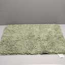 Yeaban Small Bathroom Rugs 28x19" – Thick Chenille Bath Mats | Washable and Absorbent Bath Rug Non-Slip, Plush and Soft Rugs for Bathroom, Shower, Sink(Sage Green)